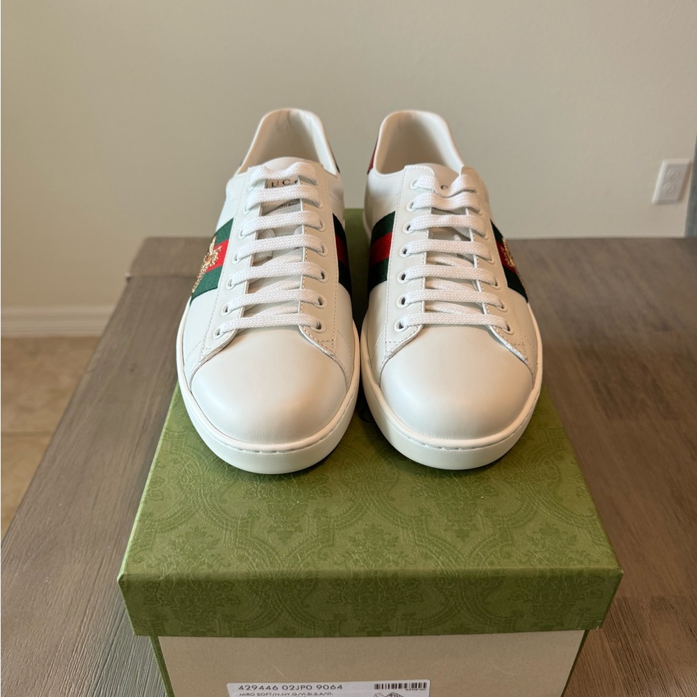 GUCCI MEN'S ACE EMBROIDERED SNEAKER | SIZE 8.5 UK MEN | SIZE 9 US MEN - Picture 3 of 8